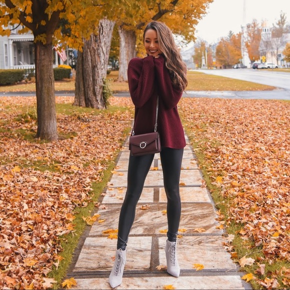 Something Navy Orchid Leather Bootie - Picture 3 of 8